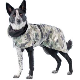 Paikka Visibility Reflekterende Regnjakke til Hunden Camouflage